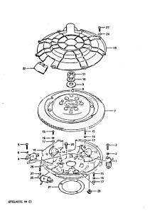 DT65 From 06502-603134-605016 ()  1986 drawing MAGNETO