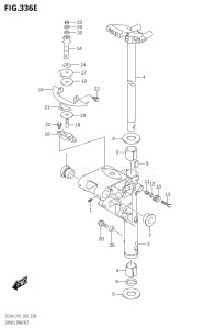 02002F-040001 (2020) 20hp P01-Gen. Export 1 (DF20A  DF20AR  DF20AT  DF20ATH) DF20A drawing SWIVEL BRACKET (DF9.9BTH,DF20ATH)