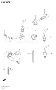 20002Z-210001 (2012) 200hp E03-USA (DF200Z) DF200Z drawing SENSOR (DF250Z:E03)