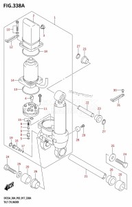 DF30A From 03003F-710001 (P40)  2017 drawing TILT CYLINDER (DF25AT:P03)