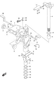 Outboard DF 50A drawing Swivel Bracket