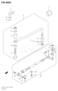 DF115T From 11502F-210001 (E01 E40)  2012 drawing DRAG LINK