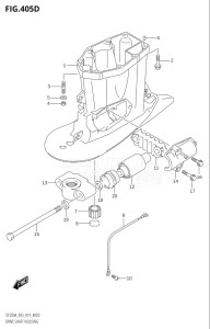 15003F-910001 (2019) 150hp E03-USA (DF150AT) DF150A drawing DRIVE SHAFT HOUSING (DF150AT)