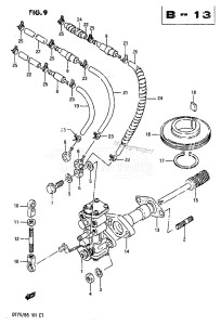 DT85 From 8501-614766 ()  1986 drawing OIL PUMP