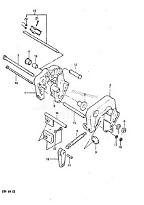 DT4 From 00402-501001 till 510778 ()  1985 drawing CLAMP BRACKET