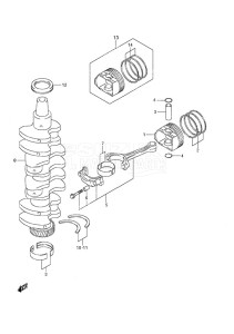 DF 90A drawing Crankshaft