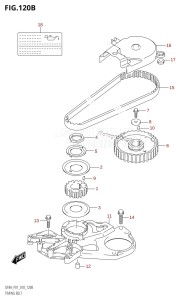 DF8A From 00801F-140001 (E01 P01   -)  2021 drawing TIMING BELT (DF8AR,DF9.9AR)