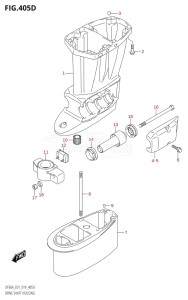 04004F-910001 (2019) 40hp E34-Italy (DF40AST) DF40A drawing DRIVE SHAFT HOUSING (DF60A:E40)