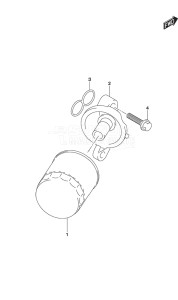 Outboard DF 150 drawing Oil Filter