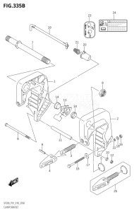 01504F-810001 (2018) 15hp P01-Gen. Export 1 (DF15A  DF15AT) DF15A drawing CLAMP BRACKET (DF9.9BR,DF15AR,DF20AR)