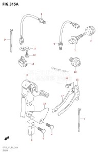 DF150Z From 15001Z-680001 (E01 E40)  2006 drawing SENSOR