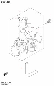 DF9.9B From 00995F-510001 (P01)  2005 drawing THROTTLE BODY (DF9.9BT:P01)