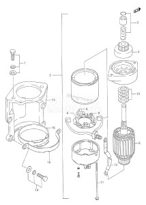 DT50 From 05004-971001 ()  1999 drawing STARTING MOTOR