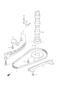 Outboard DF 25 drawing Camshaft