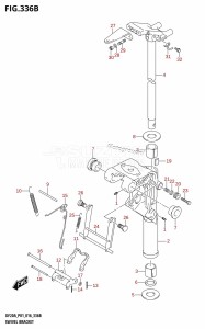 DF20A From 02002F-610001 (P01)  2016 drawing SWIVEL BRACKET (DF9.9BR:P01)