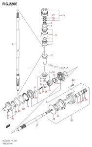 DF225T From 22503F-410001 (E01 E40)  2014 drawing TRANSMISSION (DF225T:E01)