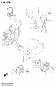 DF30A From 03003F-710001 (P40)  2017 drawing RECTIFIER /​ IGNITION COIL (DF25A:P03)