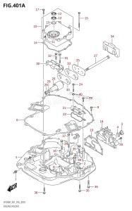 DF300A From 30002P-610001 (E01 E40)  2016 drawing ENGINE HOLDER