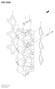 22503Z-410001 (2014) 225hp E01 E40-Gen. Export 1 - Costa Rica (DF225Z) DF225Z drawing INTAKE MANIFOLD