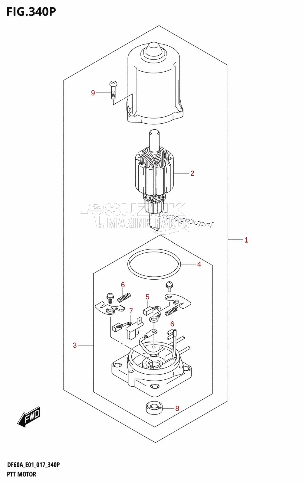 PTT MOTOR (DF60AVTH:E01)