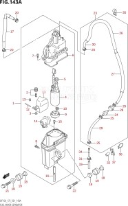 17501F-880001 (2008) 175hp E01 E40-Gen. Export 1 - Costa Rica (DF175TK8) DF175T drawing FUEL VAPOR SEPARATOR