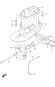 DF 150A drawing Drive Shaft Housing