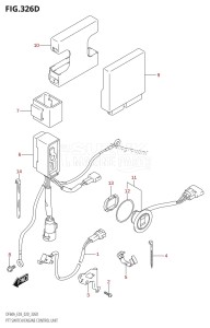 DF40A From 04003F-040001 (E03)  2020 drawing PTT SWITCH /​ ENGINE CONTROL UNIT (DF50AVT)