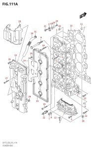 DF150Z From 15002Z-510001 (E03)  2015 drawing CYLINDER HEAD (DF150T:E03)