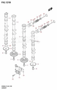 DF300A From 30002P-040001 (E01 E03 E40)  2020 drawing CAMSHAFT (DF300A:(022,023))