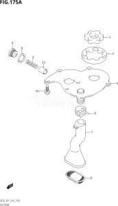 02503F-410001 (2014) 25hp E01-Gen. Export 1 (DF25  DF25A  DF25AT  DF25ATH  DF25Q  DF25R) DF25 drawing OIL PUMP