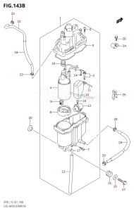 DF115T From 11501F-980001 (E01 E40)  2009 drawing FUEL VAPOR SEPARATOR (DF115WT,DF115WZ)