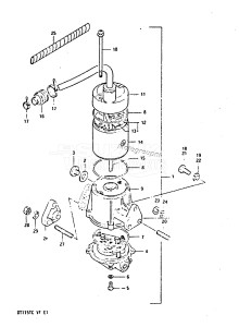 DT115 From 11502-300001 till 304574 ()  1983 drawing POWER UNIT