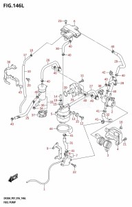 DF20A From 02002F-610001 (P01)  2016 drawing FUEL PUMP (DF20AT:P01)