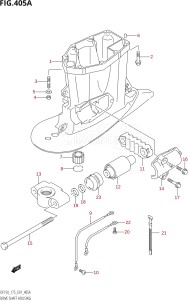 17501F-880001 (2008) 175hp E01 E40-Gen. Export 1 - Costa Rica (DF175TK8) DF175T drawing DRIVE SHAFT HOUSING