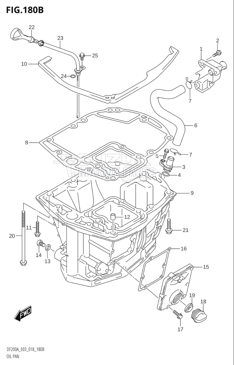 OIL PAN (DF200AST)