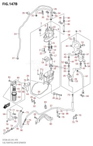 DF350A From 35001F-710001 (E03)  2017 drawing FUEL PUMP /​ FUEL VAPOR SEPARATOR