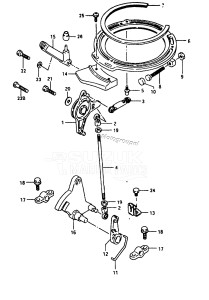 DT40 From 04003-971001 ()  1999 drawing THROTTLE CONTROL (DT40C,40TC,40RC)