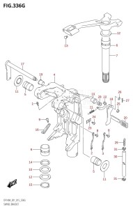 DF115A From 11503F-510001 (E01 E40)  2015 drawing SWIVEL BRACKET (DF140AT:E40)