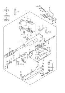 Outboard DF 50 drawing Tiller Handle