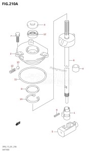 DF115T From 11501F-980001 (E01 E40)  2009 drawing SHIFT ROD (DF90T,DF115T,DF115WT)