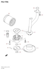 DF115T From 11502F-210001 (E01 E40)  2012 drawing OIL PUMP