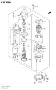 DF175Z From 17501Z-780001 (E03)  2007 drawing STARTING MOTOR