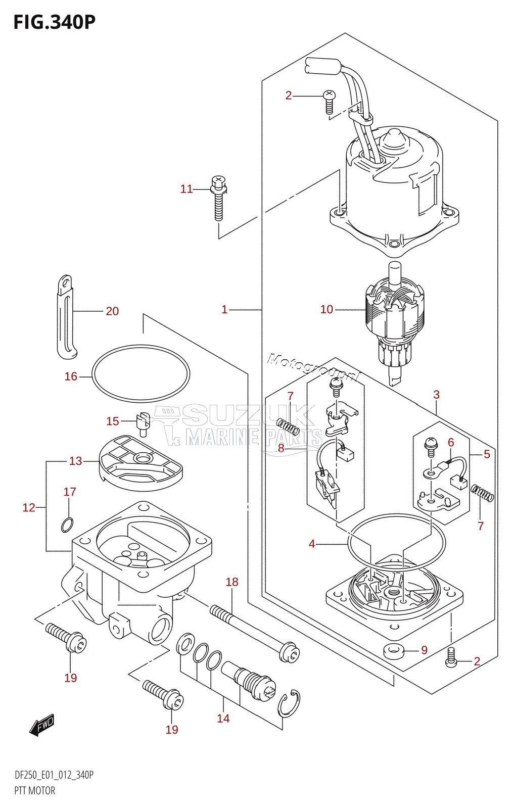 PTT MOTOR (DF200T:E40:L-TRANSOM)