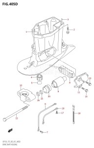 DF150Z From 15002Z-210001 (E03)  2012 drawing DRIVE SHAFT HOUSING (DF175Z:E03)