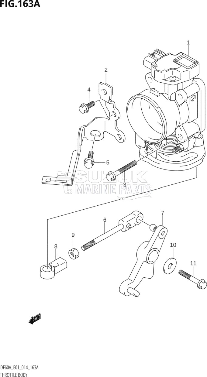 THROTTLE BODY (DF40A:E01)