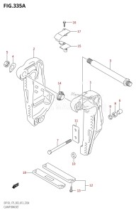 DF175T From 17502F-310001 (E03)  2013 drawing CLAMP BRACKET