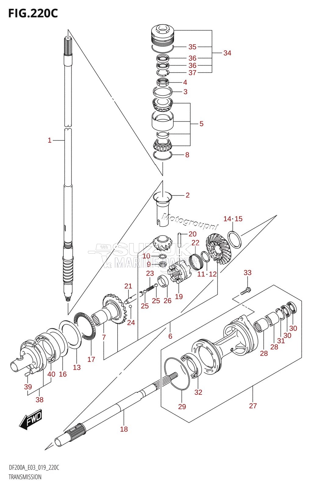 TRANSMISSION (DF200AST)