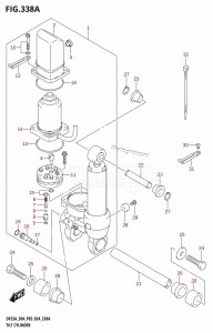 DF30AT From 03003F-440001 (P03)  2024 drawing TILT CYLINDER (DF25AT,DF25ATH,DF30AT,DF30ATH)