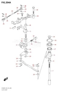 DF200AP From 20003P-610001 (E03)  2016 drawing CLUTCH SHAFT