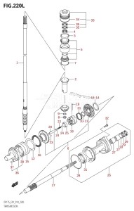 DF175ZG From 17502Z-410001 (E01 E40)  2014 drawing TRANSMISSION (DF175TG:E01)